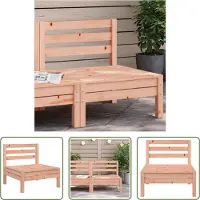 The Living Store Gartensofa ohne Armlehnen Massivholz Douglasie
