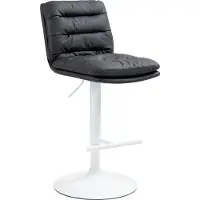 CLP Barhocker Damar Kunstleder chrom - grau