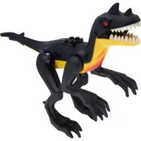 LEGO 1x Tier Dinosaurier Velociraptor Dino 2010 schwarz gelb 7295 7474 Raptor01