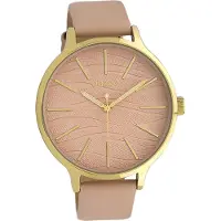 Oozoo Damen Armbanduhr rosa Analog Timepieces Lederarmband D2UOC10121