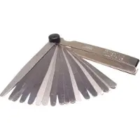 JMP Fühlerlehre metrisch Satz 21-teilig 0,10-0,50 mm Abstufung 0,02 mm