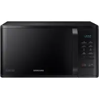 Samsung Mikrowelle MG23K3513AK, 23L, Grill, 800W, Keramik-Emaille-Innenraum, Schwarz