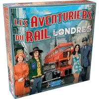 Asmodee Brettspiel: Die Abenteurer des Schienennetzes London, Familienspiel, 2-4 Spieler, 8+ Jahre, 10-15 Minuten Spieldauer