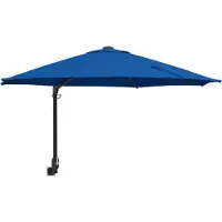Syfax Garten-Sonnenschirm Azurblau 248 x 248 x 148 cm