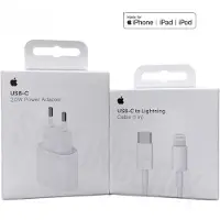 Apple 20W USB-C Power Adapter + 1m Ladekabel USB-C iPhone 13 iPhone 14 Pro