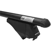 Menabo Tiger Black XL | Dachträger Jaguar - F-Pace 2016+ - Aluminium - Länge 135 cm - Tragkraft 75 kg - 2er-Pack