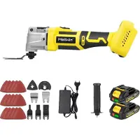 OEM Multifunktionswerkzeug, bürstenloser Motor, einstellbare Geschwindigkeitsstufen, 2 Batterien Set