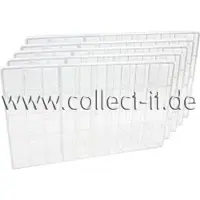 Sonstiges 5 Sortierkästen 40-fach transparent