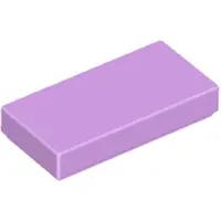 LEGO 1x2 Fliesen 3069 - 100 Stück Mittleres Lavendel
