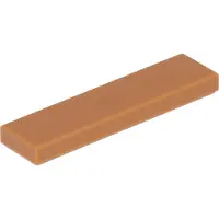 LEGO 50 Stück 2431 Fliesen Tiles 1x4 Part Basic Panel 50 Mittleres Nougat