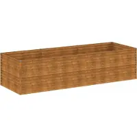 Syfax Hochbeet 290x100x69 cm Cortenstahl