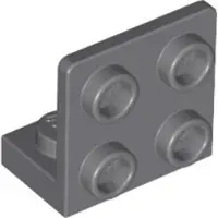 LEGO Winkel: 25 Brackets 1x2/2x2, 90°, Dunkelgrau