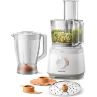Philips Küchenmaschine, Série 3000 HR7320/00, 700W, 2.1L Schüssel, Multifunktion, Weiß