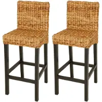 The Living Store Barhocker 2 Stk. Abaca