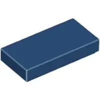 LEGO 1x2 Fliesen 3069 - 50 Stück Dunkelblau