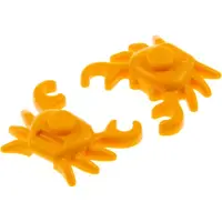 LEGO 2x Tier Krabbe hell orange Krebs Wasser Strand 7346 4247073 31577 33121