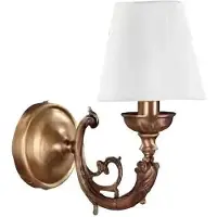 AEA Wandlampe Wandleuchten Art Wandleuchte Lüster Wand Lampen Weiß Gold