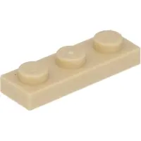 LEGO 1x3 Platte 3623 - 250 Stück Beige