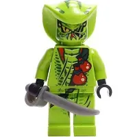 LEGO Ninjago Lasha Actionfigur mit Säbel – Charakter aus der Schlangenarmee