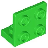 LEGO Winkel: 25 Brackets 1x2/2x2, 90°, Hellgrün