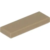LEGO 1x3 Fliesen 63864 - 50 Stück Dunkles Beige