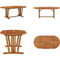 vidaXL Gartentisch 200x100x75 cm Massivholz Eukalyptus - Gartentisch - Gartentische - Gartentisch Holz - Gartentisch Massivholz