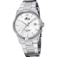 Lotus Edelstahl Herren Uhr Armbanduhr silber Elegant Classic D2UL18835/1