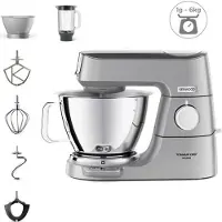Kenwood Küchenmaschine Titanium Chef Baker, 2 Edelstahlschüsseln 3.5L & 5L, Integrierte Waage 6kg, 1.8L Blender