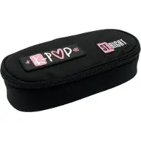 Markenlos Federmäppchen mit ZZ-Halter und Klappe, Pink, K-Pop 3190
