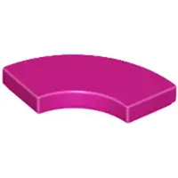 LEGO 2x2 Fliesen Rundecke 27925 - 50 Stück Magenta
