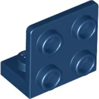 LEGO Winkel: 25 Brackets 1x2/2x2, 90°, Dunkelblau