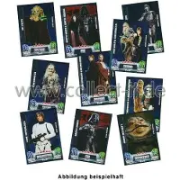 Topps FAMOV2 - Spar 2 - 10 verschiedene Star/Zusatz Karten - Star Wars Force Attax - Movie Cards Serie 2