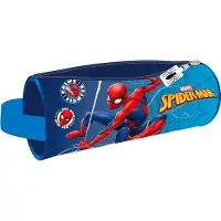 Northix Spiderman-Federmäppchen mit Reißverschluss, strapazierfähiges Material, Kinderdesign