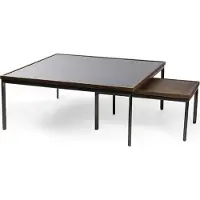 AEA Design Holz 2x Couchtisch Wohnzimmer Luxus Kaffeetisch Tische Möbel