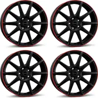 BORBET 4 Felgen GTX 8.0x19 ET50 5x114.3 SWMRED für Mazda 3 6 6 Sportwagon CX-3 CX-5 MX-5 Xedos 9 5x114.3 SWMRED für Mazda 3 6 6 Sportwagon