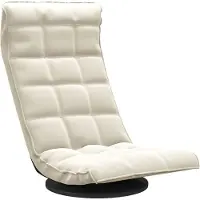 Syfax Bodenstuhl Drehbar Creme Samt
