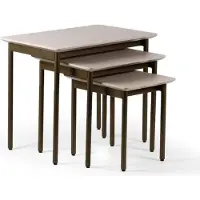 AEA Grau Design Möbel Beisteltisch Modern Einrichtung Couchtisch Kaffeetisch