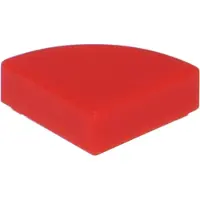 LEGO 1x1 Fliesen Rundecke 25269 - 100 Stück Rot