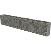 Syfax Gabionen-Hochbeet Verzinkter Stahl 540×50×100 cm