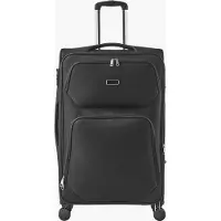 StarTech.com Reisekoffer Weichgepäck - Trolley mit 4 Spinner-Rollen - Erweiterbar - TSA-Schloss - Frontfach mit Reißverschluss - Größe 50,5 x 34 x 82 cm - Schwarz