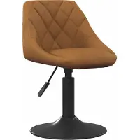 Syfax Barhocker Braun Samt
