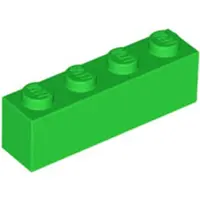 LEGO 50 Stück 3010 Stein Brick 1x4 Part Basic Steine 50 Hellgrün