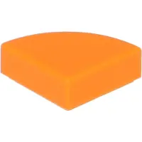 LEGO 1x1 Fliesen Rundecke 25269 - 100 Stück Orange