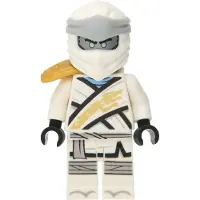 LEGO Ninjago Zane Nindroid Minifigur, der weiße Ninja Hauptcharakter aus der TV-Serie