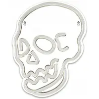 Forever Light Neon PLEXI LED-Leuchte SKULL weiß – FPNE07X