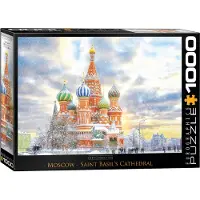 Empireposter 1000 Teile Puzzle - Puzzle - Basilius-Kathedrale auf dem Roten Platz in Moskau Russland + Puzzle Zubehör