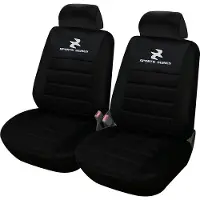Woltu AS7254-2 Universal-Autositzbezug für 2 Sitze, schwarz