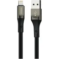 Cofi1453® Anti-Bruch Nylon Ladekabel 3A Datenkabel Schnell Ladegerät Lade Kabel Schnellladekabel 1,2 Meter Micro-Usb Schwarz