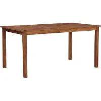 Syfax Gartentisch 150x90x74 cm Massivholz Akazie