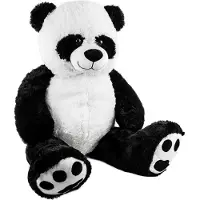 Ed Brubaker XXL Panda 100 cm groß Stofftier Plüschtier Kuscheltier Teddybär